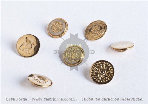 BOTONES BLAEZER ESTAMPADO MEDIDA 15 POR DOCENA